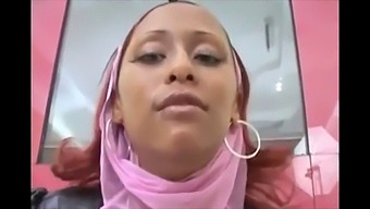 Arab Beauty With Large Natural Tits Receives Facial From Her Partner