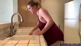 Stepmother And Stepson'S Intimate Kitchen Encounter
