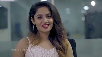 Young And Stunning Girl Assists Producer In Tamil Video