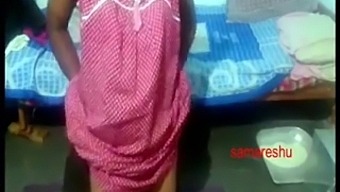 Indian Couple Indulges In Double Penetration And Eating Pussy