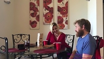 Step Nephew And Aunt Share A Steamy Christmas Encounter With Mom Watching