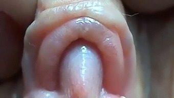 Intense Close-Up Of A Big Clit Orgasm
