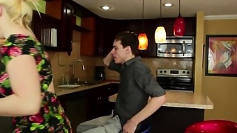 Mature Blonde Mom And Young Son Engage In Intense Sexual Encounter