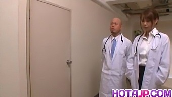 Arisa Ebihara Receives Medical Treatment From Three Doctors Following Oral Sex