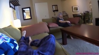 Stepdad'S Blonde Daughter And Stepson'S Intimate Encounter Caught On Camera