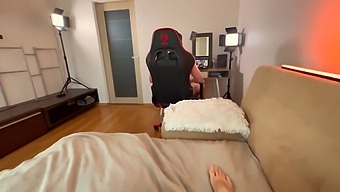 I Caught My Boyfriend Pleasuring Himself And Took Over. Watch The Complete Xvideo Red Movie Here
