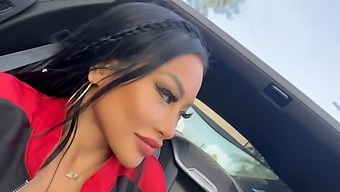Public Sex With Brunette Pornstar And Well-Endowed Partner