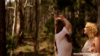 Aussie Lesbians Surrender To The Power Of Nature