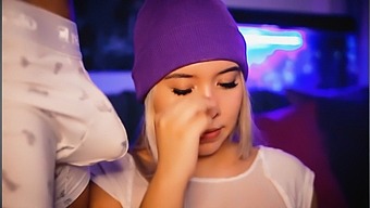 Watch As A Seductive Colombian Blonde Pleasures Herself While You Observe