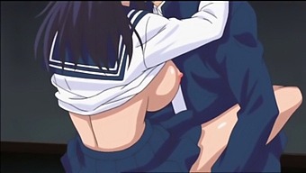 A Well-Endowed Sibling Of A Young Woman With Large Breasts From School Engages In Sexual Activity In The School'S Health Center