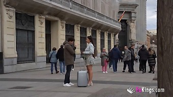 Nuria Millan, A Novice Babe, Enjoys Selecting Strangers On The Street For Intimate Encounters!
