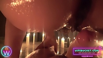 Amateur Threesome With Big Boobs And Pov View