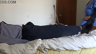 A Muslim Housekeeper Is Shocked By A Well-Endowed French Man'S Genitals