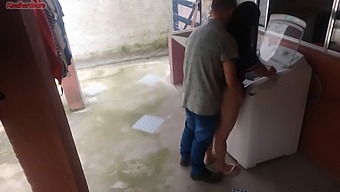 Dirty Married Housewife Offers Her Curves To Repairman While Husband Away