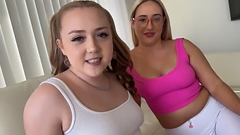 Step Sisters With Big Butts Eva Nyx And Brookie Blair Indulge In A Fantasy Game