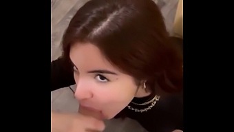 Stunning Girlfriend Of My Friend Gives Amazing Oral (Full Video)