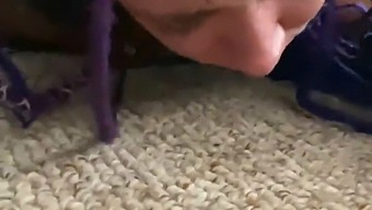 Tattooed Latina Submissive Moans During Rough Interracial Sex