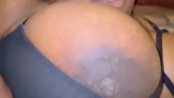 A Black Pornstar With Big Tits Gets A Massive Cumshot Inside Her Pussy
