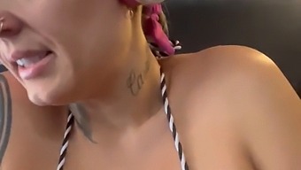 Sweaty And Salty: White Blonde'S Intense Workout And Orgasm