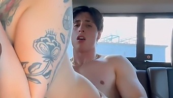 Two Girls And One Guy In A Thrilling Threesome Encounter
