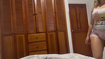Young Latina Stepson Seduces Blonde Stepmom In Steamy 60fps Affair